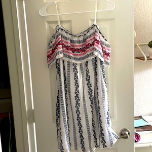 Floral off the shoulder dress